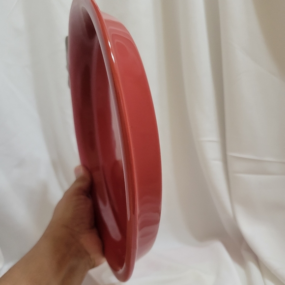 Red Apple Shape Boston Warehouse Pie/Tart Ceramic Dish/Baker - Picture 2 of 5